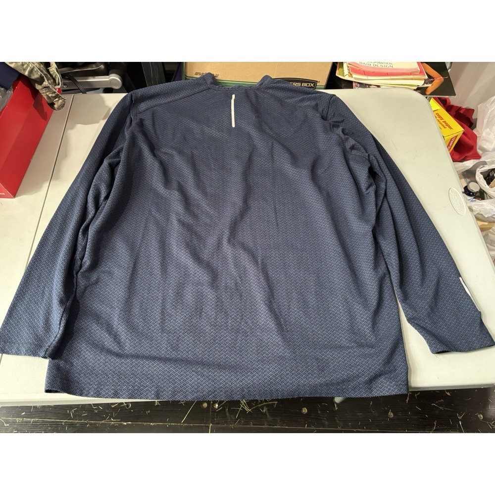 JOCKEY Men's Gray Active Pullover 1/4 Zip Long Sleeve - Size XXL - Picture 3 of 6